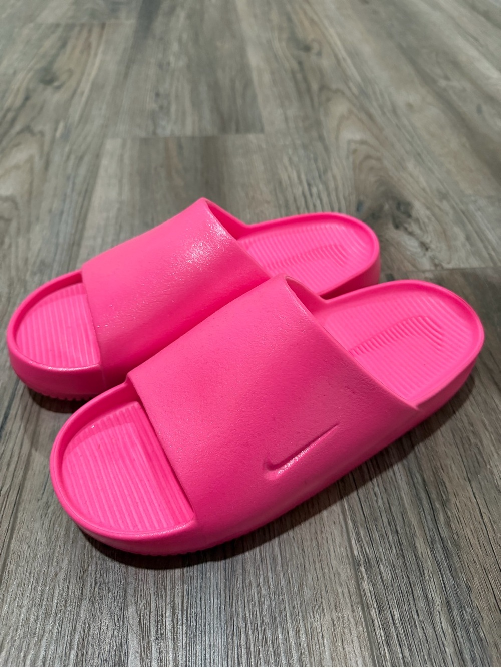 Nike Womens Hot Pink Slide Sandals